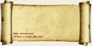 Jovana Keskenović vizit kartica